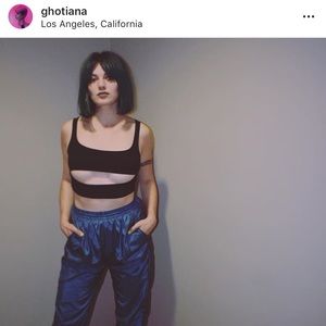 Nasty Gal Cut Out for the Count Crop Top US8/UK12